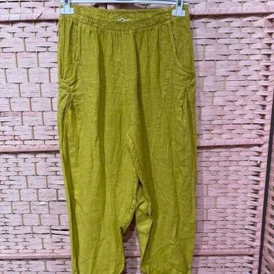 Pantalón Cómodo y Ligero de Lino para Mujer. Playa y Piscina