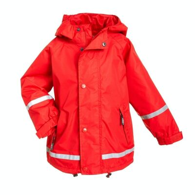 veste de pluie respirante - 100% imperméable - rouge