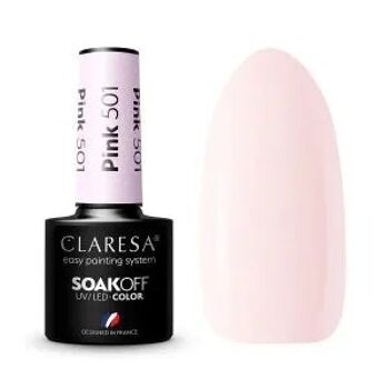 Claresa | Vernis semi-permanent Rose n°501 – 5ml