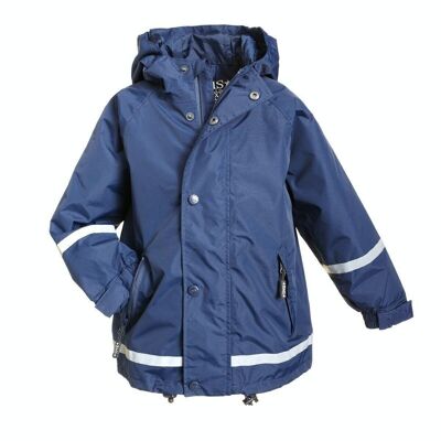 breathable rain jacket - 100% waterproof - navy blue