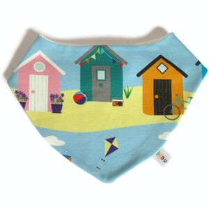 Bavoir en coton biologique Beach Huts