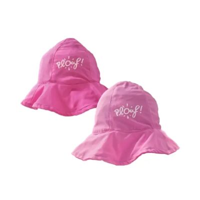 Cappello da pescatore reversibile anti-UV da bambina