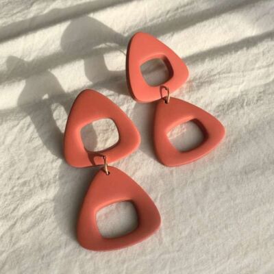 Alma earrings - Terracotta