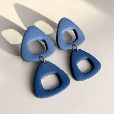 Alma earrings - Ocean blue