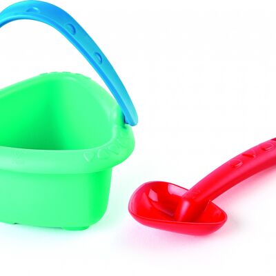 Hape - Beach Game - Shovel and Bucket for Babies