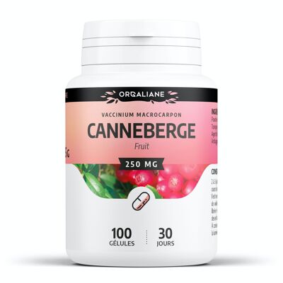 Cranberry - 250 mg - 100 capsules