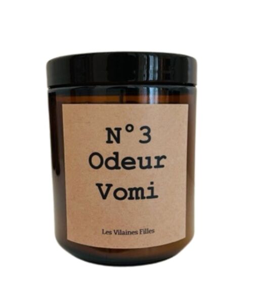 Bougie Apothicaire N°3 Odeur Vomi - Parfum : Freesia / Fleur d'Oranger