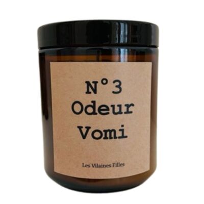 Bougie Apothicaire N°3 Odeur Vomi - Parfum : Freesia / Fleur d'Oranger
