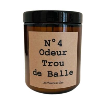 Bougie Apothicaire N°4 Odeur trou de balle - Parfum : Freesia/Fleur d'oranger