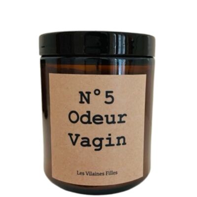 Bougie Apothicaire N°5 Odeur Vagin - Parfum : Freesia / Fleur d'oranger