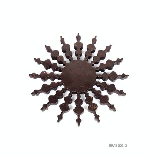 CENTRE TABLE BRONZE SOLEIL GM