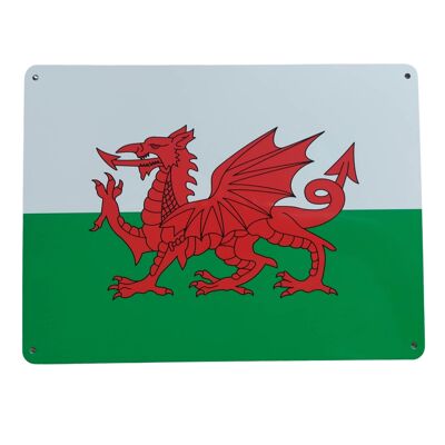 Wales-Metallschild