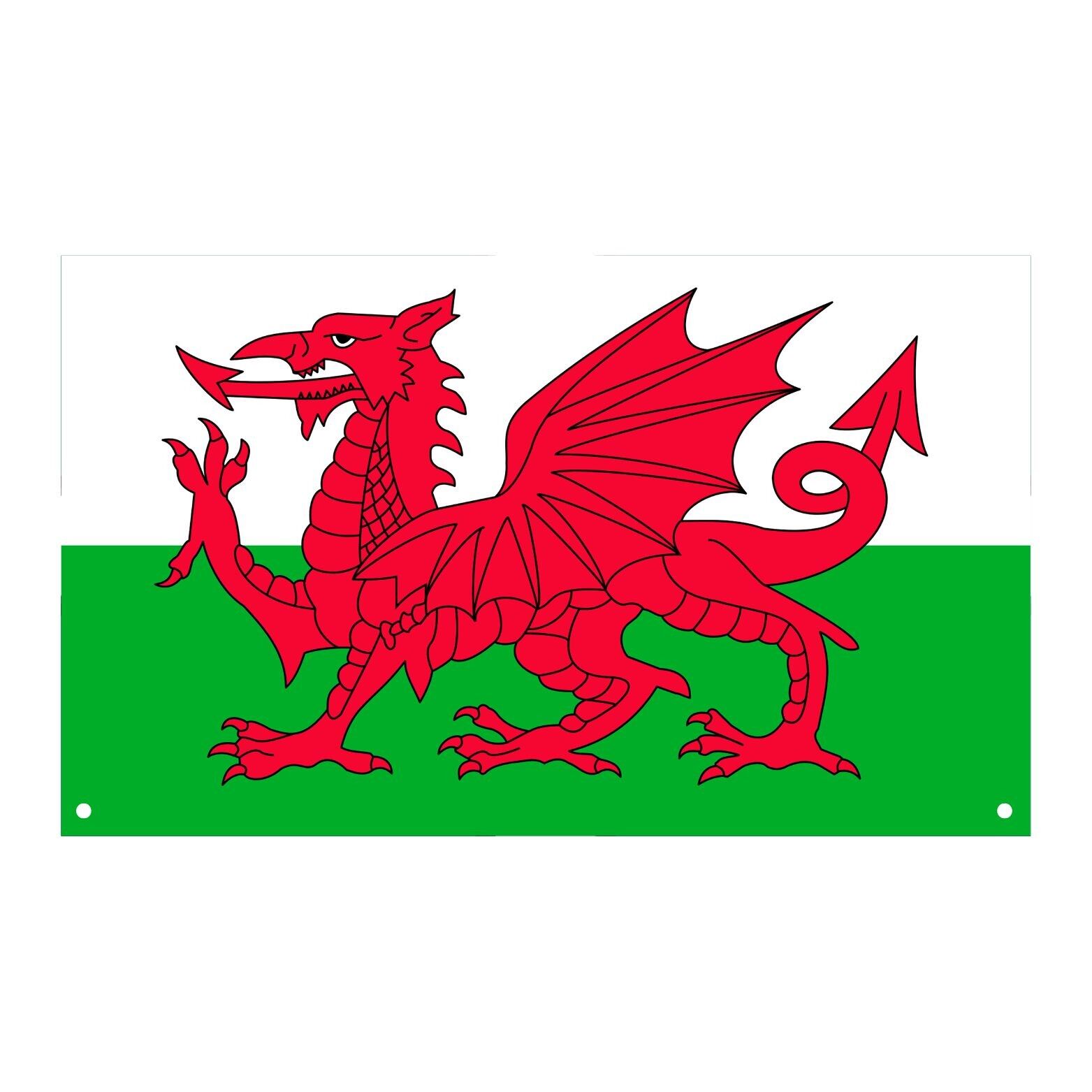 Wales-Metallschild