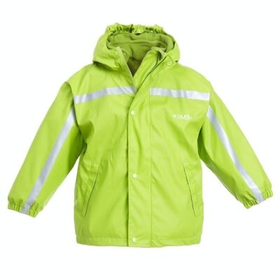 lined rain jacket with zip-in fleece jacket - light green