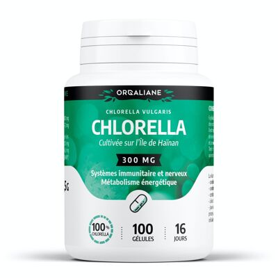Chlorelle - 300 mg - 100 gélules
