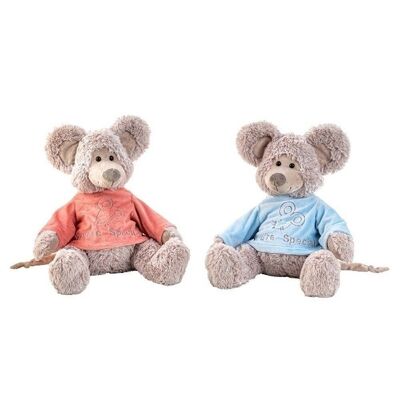 Peluche Souris Assis 40Cm