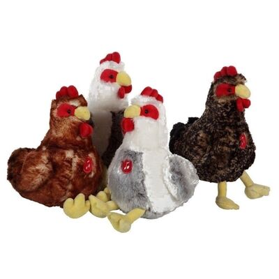 Poule/Coq Flamme Sonore 22 Cm