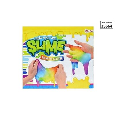 Box Faire Son Slime Rainbow Glitter