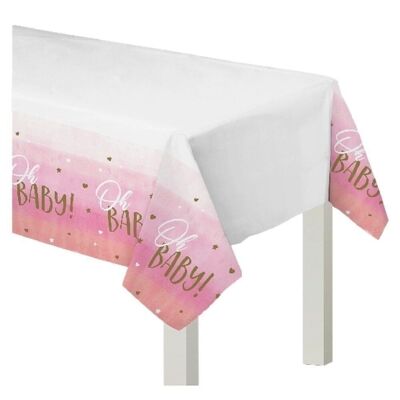 Nappe Oh Baby Girl En Plastique 137 X 259