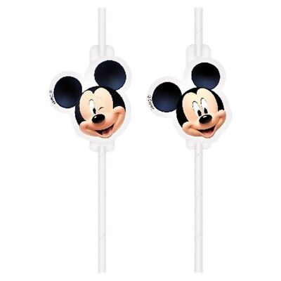 Mickey 4 Médaillons Pour Paille