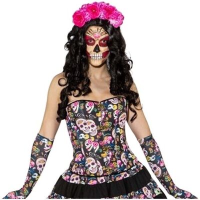 Corset Day of the Dead One Size