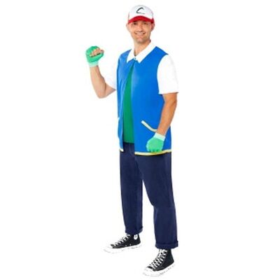 Costume Adulte Pokemon Ash Taille Standard