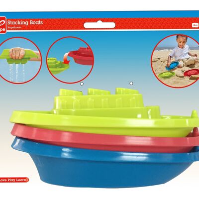 Hape - Beach Game - Place and Bath Boats