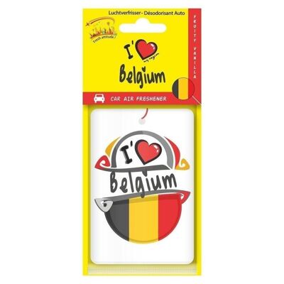 Désodorisant Auto Drapeau Belgique