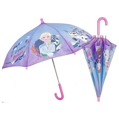 Parapluie Canne Fille Automatique La Reine Des neiges
