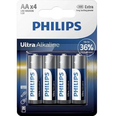 Batterie Philips Lr06-Aa-X4