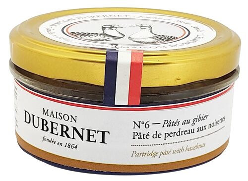 Pâté de Perdreau aux Noisettes 125G Maison Dubernet