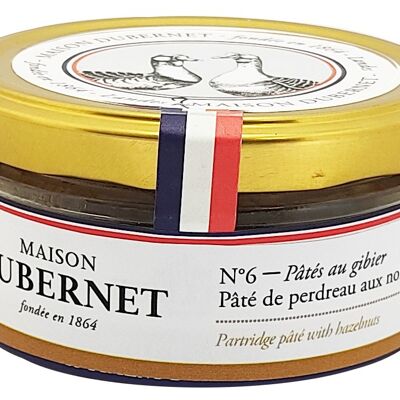 Pâté de Perdreau aux Noisettes 125G Maison Dubernet