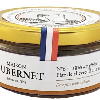 Pâté di Cervo con Noci 125g Maison Dubernet