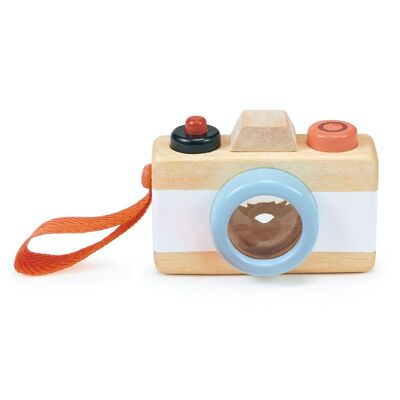 Fotocamera giocattolo in legno Mentari per bambini