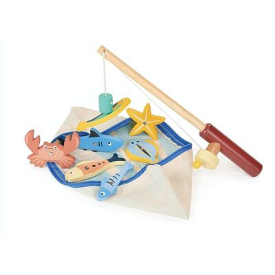 Mentari Wooden Toy Fishing game For Kids