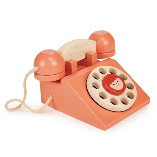 Mentari Wooden Toy Ring Ring Telephone For Kids