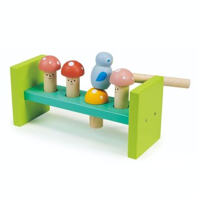 Mentari giocattolo in legno Woodland martello giocattolo per bambini