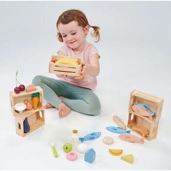 Caisse d'attribution de jouets en bois Mentari pour enfants 2