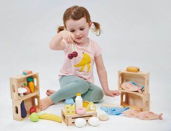Caisse d'attribution de jouets en bois Mentari pour enfants 3