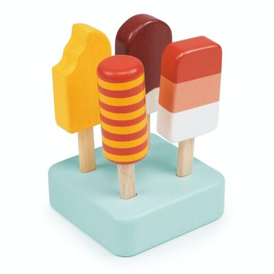 Mentari Holzspielzeug Sunny Ice Lolly Stand für Kinder