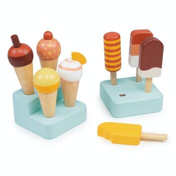 Jouet en bois Mentari Sunny Gelato Stand pour enfants 2