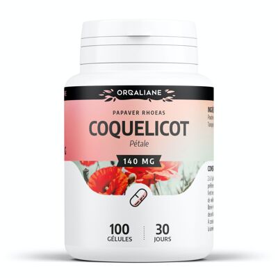 Coquelicot - 140 mg - 100 gélules