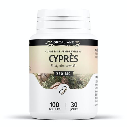Cyprès - 250 mg - 100 gélules