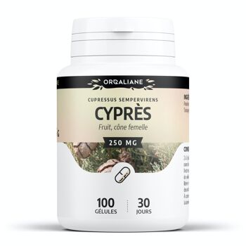 Cyprès - 250 mg - 100 gélules 1