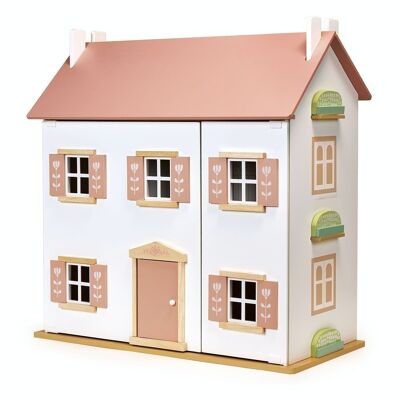 Mentari Wooden Toy Clover Casa de muñecas para niños