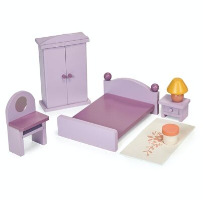 Mentari Holzspielzeug-Schlafzimmer für Kinder
