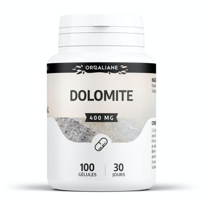 Dolomite - 400 mg - 100 gélules