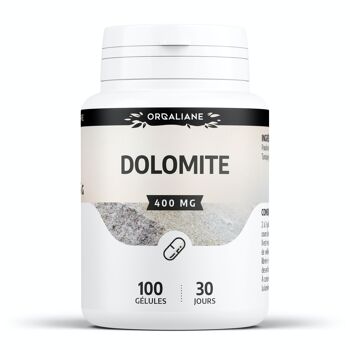 Dolomite - 400 mg - 100 gélules 1