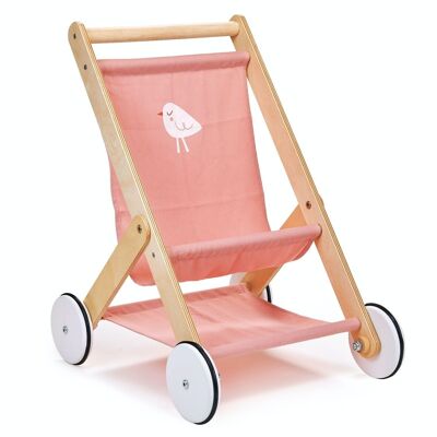 Mentari Wooden Toy Baby Doll Stroller For Kids