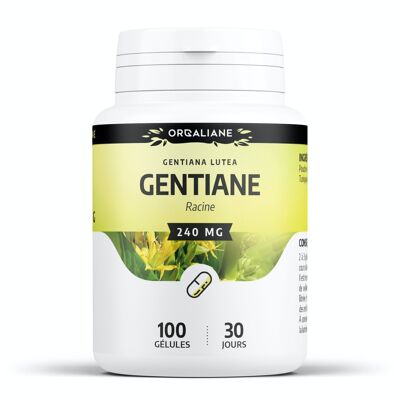 Genciana - 240 mg - 100 cápsulas